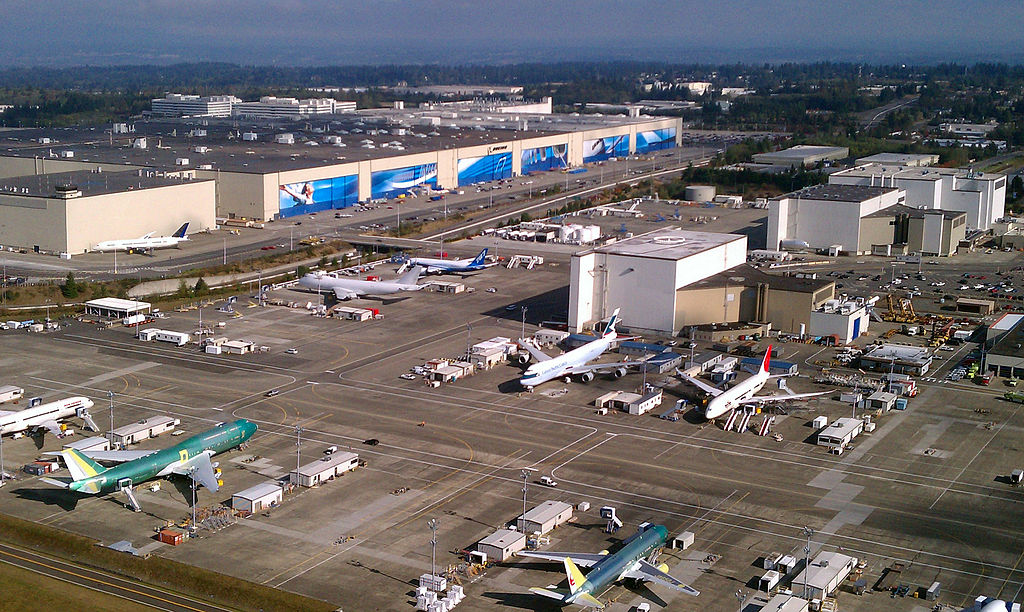 Instalação da Boeing em Everett 